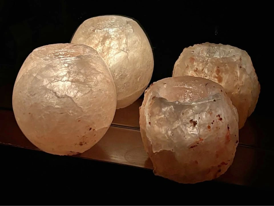Himalayan Salt Candle Holders