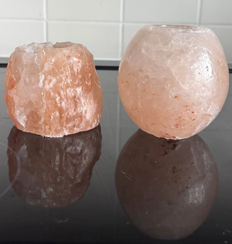 Himalayan Salt Candle Holders - photo 3