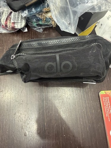 ALO Yoga Black Mesh Belt Bag for Women or Men - photo 2