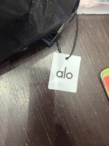 ALO Yoga Black Mesh Belt Bag for Women or Men - photo 3