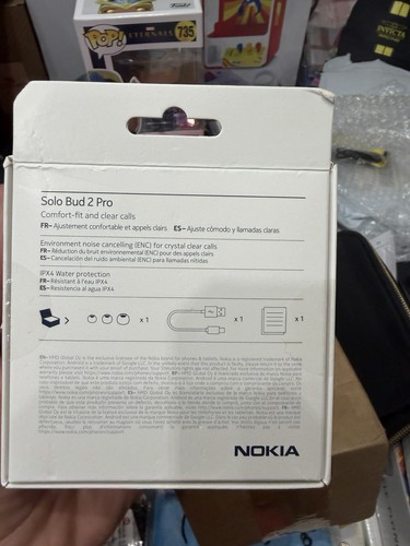 Nokia Solo Bud 2 Pro Bluetooth In-Ear Earbuds w/ ANC Mic - photo 2