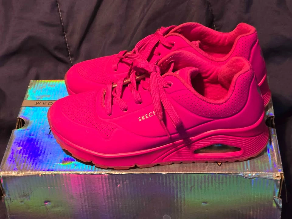 Skechers Street Uno - Night Shades neon pink! - photo 2