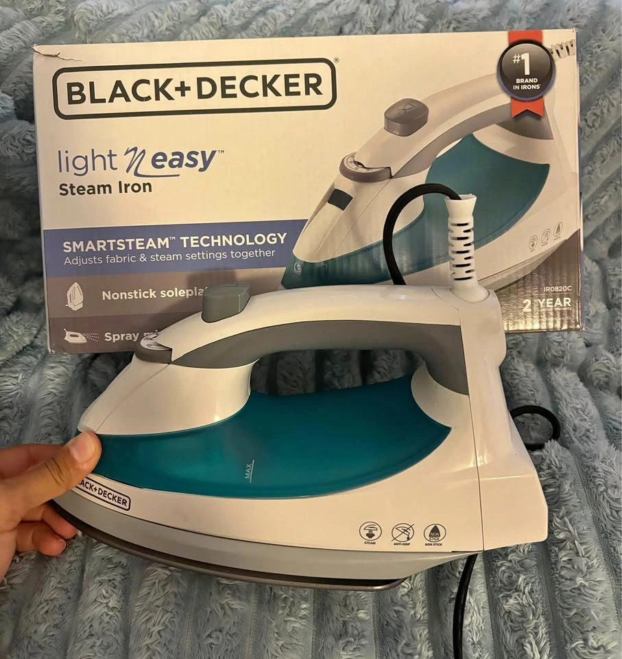BLACK+DECKER Steam Iron – $20