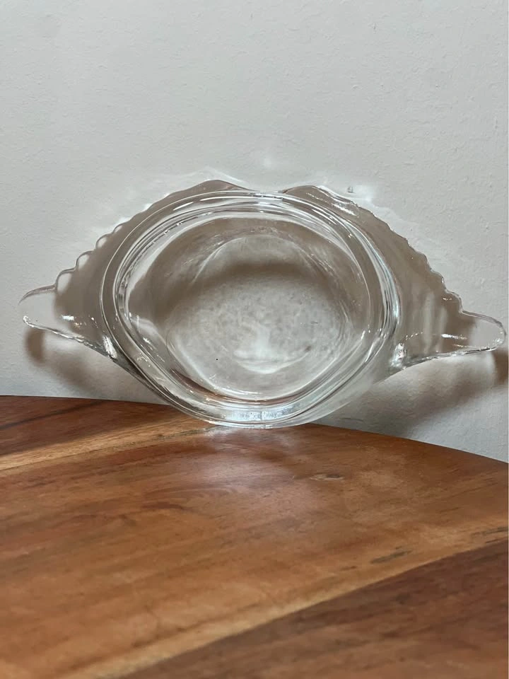 Vintage Glasbake Clear Glass Deviled Crab Dishes - Set of 6 - photo 4