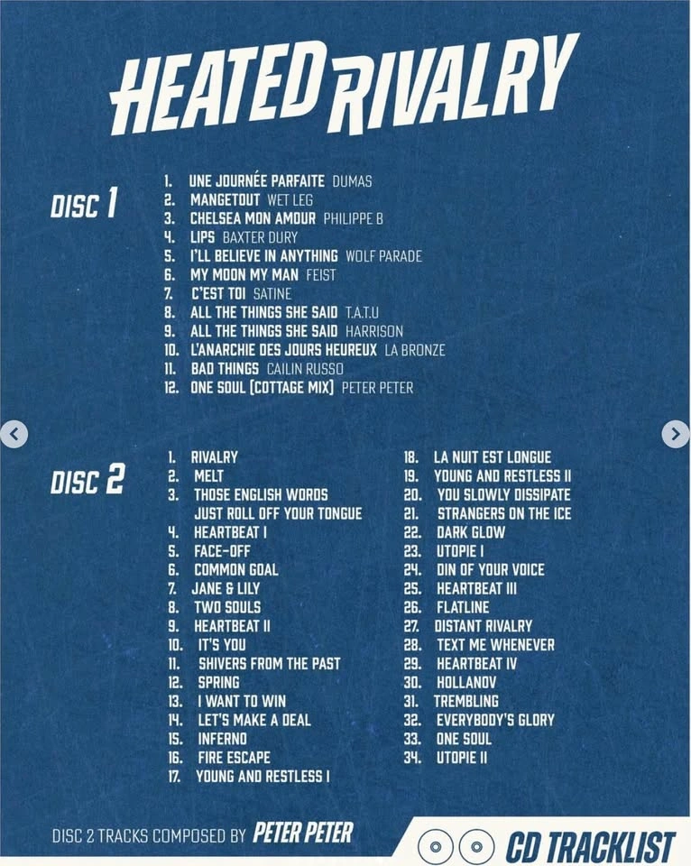 NEW Heated Rivalry Soundtrack CD & Freebies - photo 3