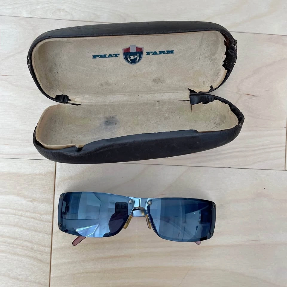 Phat Farm Blue Tinted Sunglasses