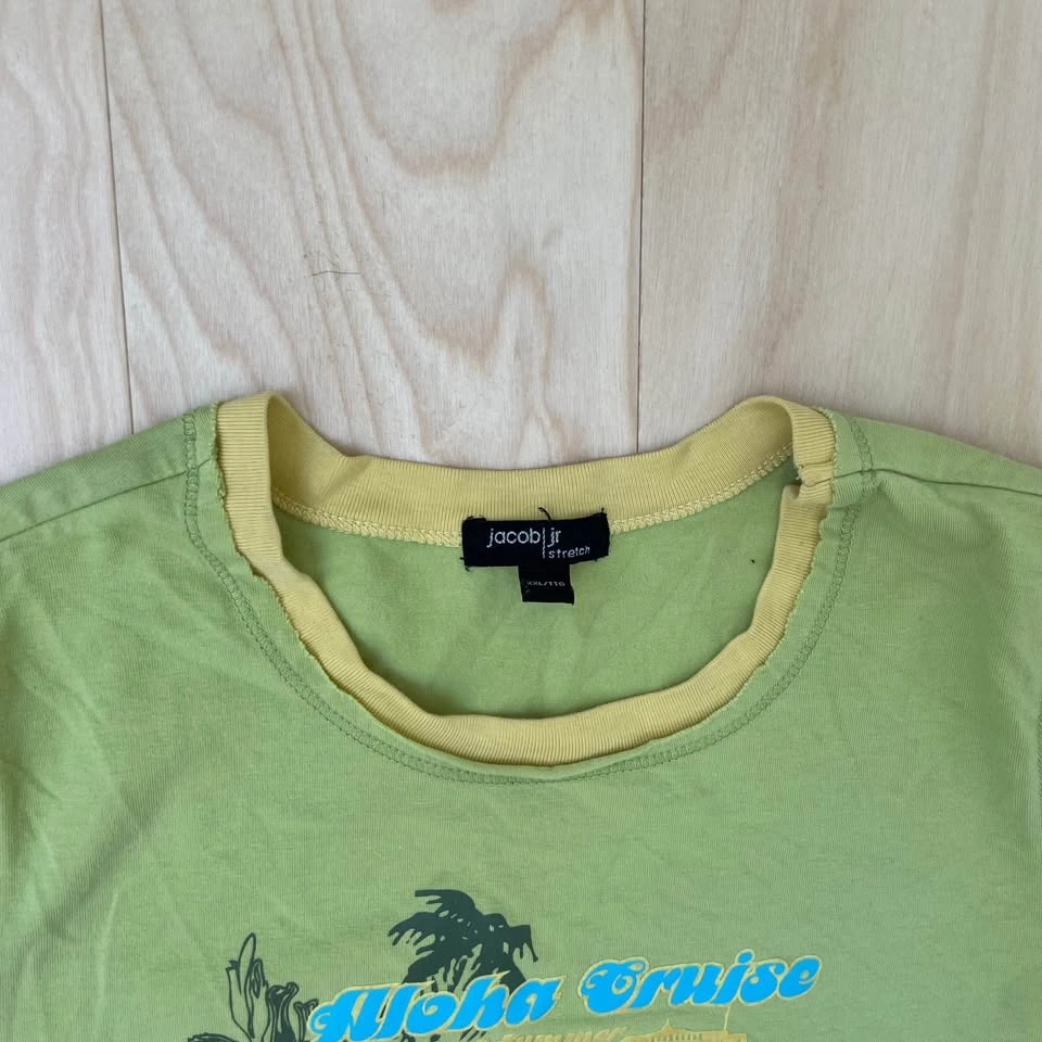 Green Hawaiian Themed Shirt - photo 2