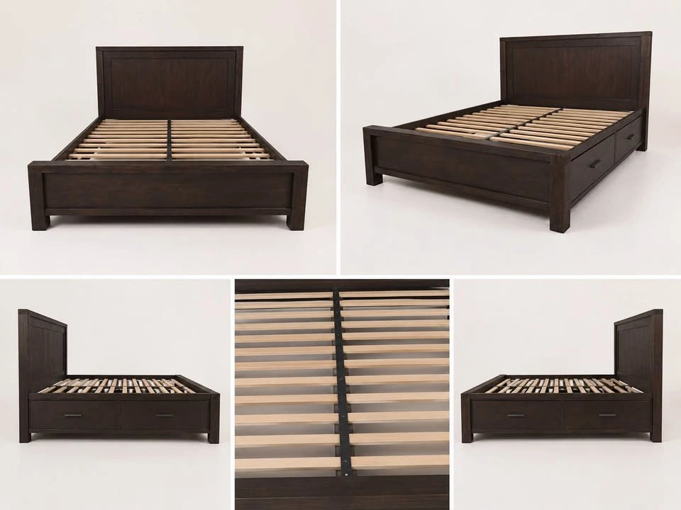 Ashley King Storage Bedset- Bed, Dresser & Mirror - photo 2