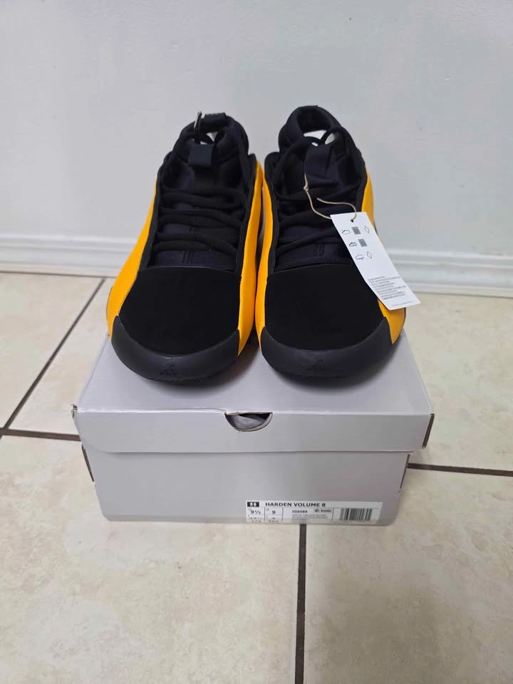 Adidas Harden Volume 8 Black Yellow Sneakers - photo 2