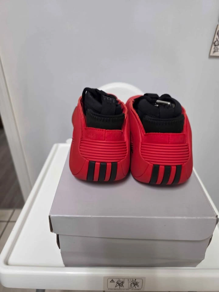 Adidas Harden Volume 8 Red Black Sneakers - photo 4