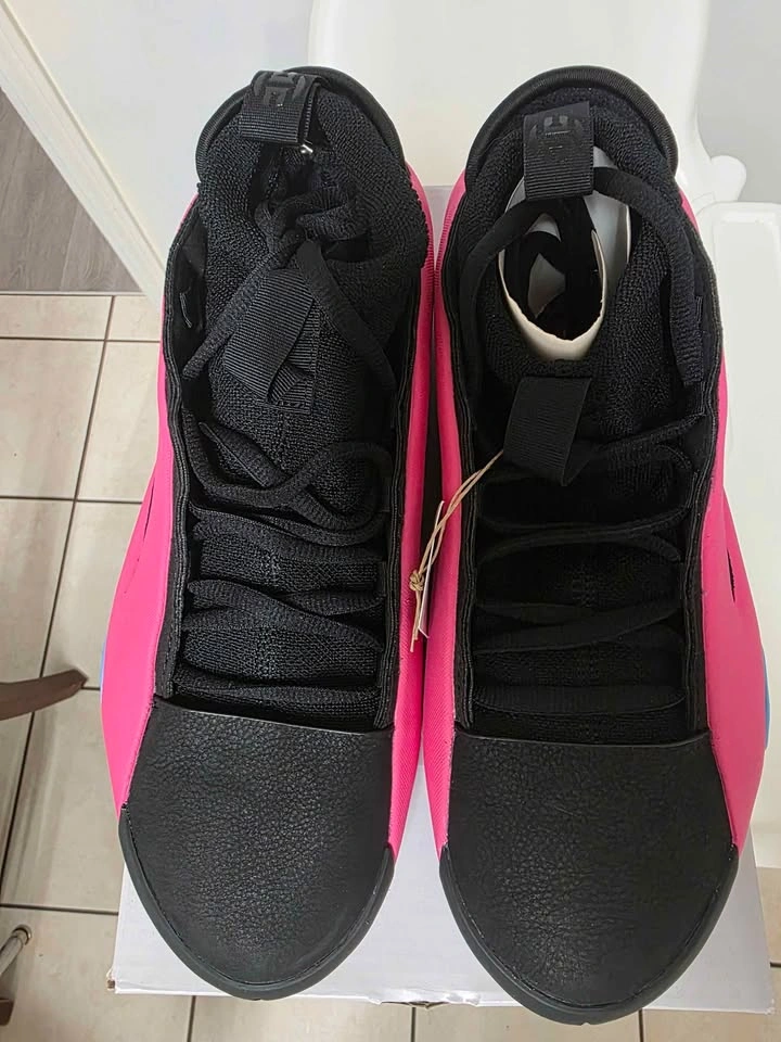 New Adidas Harden Volume 8 Pink Black Sneakers - photo 3
