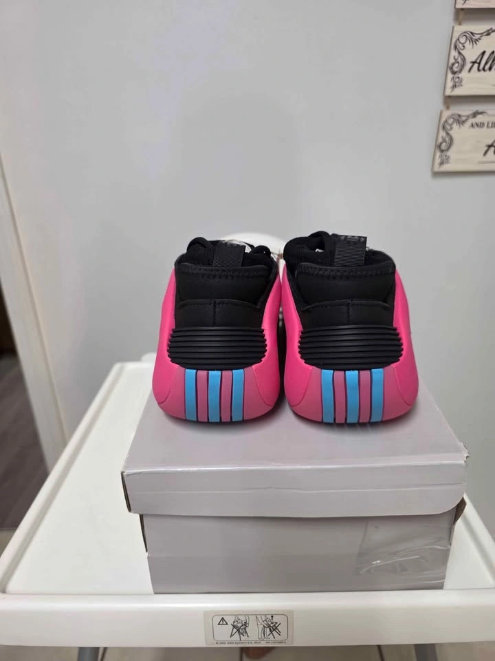 New Adidas Harden Volume 8 Pink Black Sneakers - photo 4