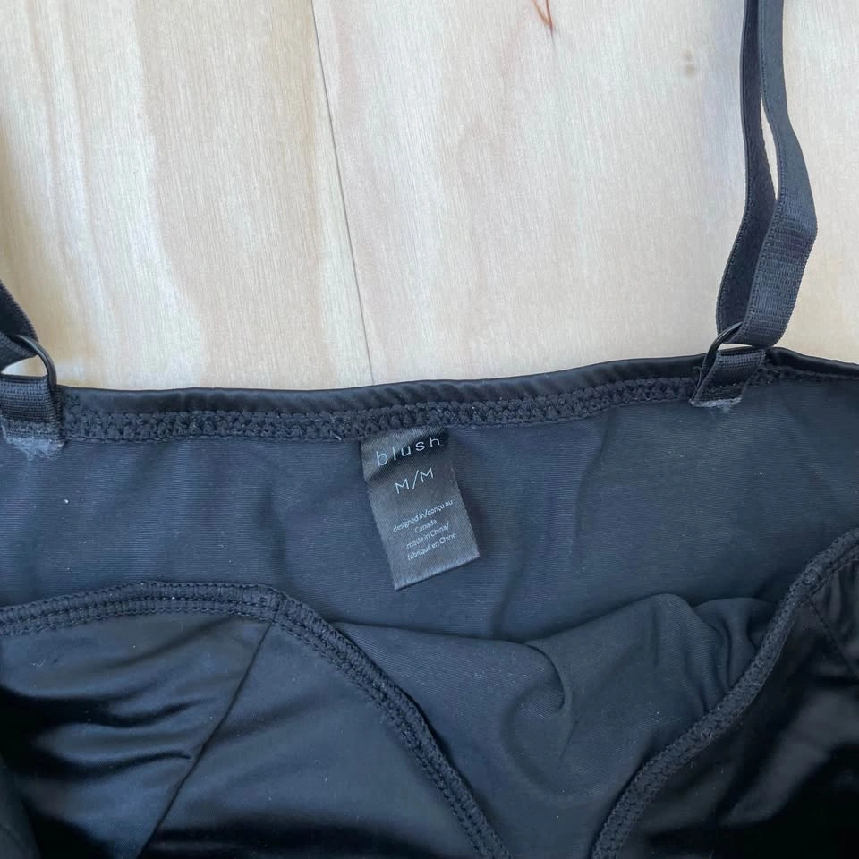 Black Satin Bralette - photo 3