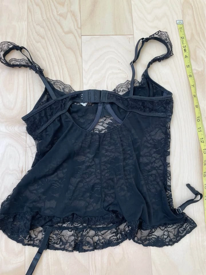 Lingerie Garter Lace Top - photo 3
