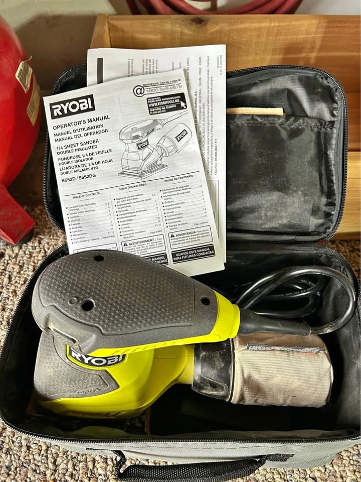 Ryobi S652D 1/4 Sheet Sander