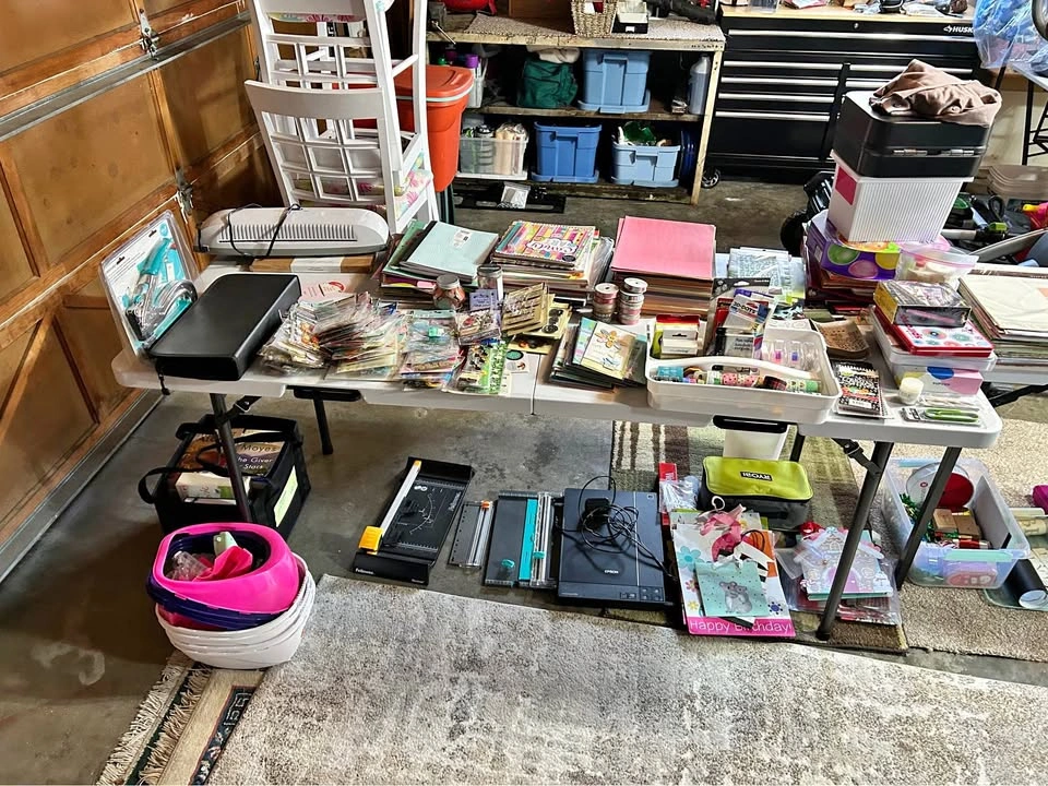 Large Scrapbooking and Paper Crafting Supplies