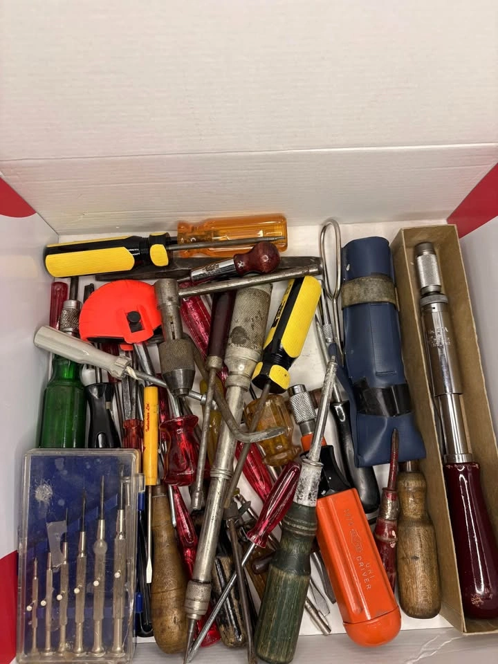 Vintage Hand Tool Collection with Screwdrivers and Specialty Dri - photo 2