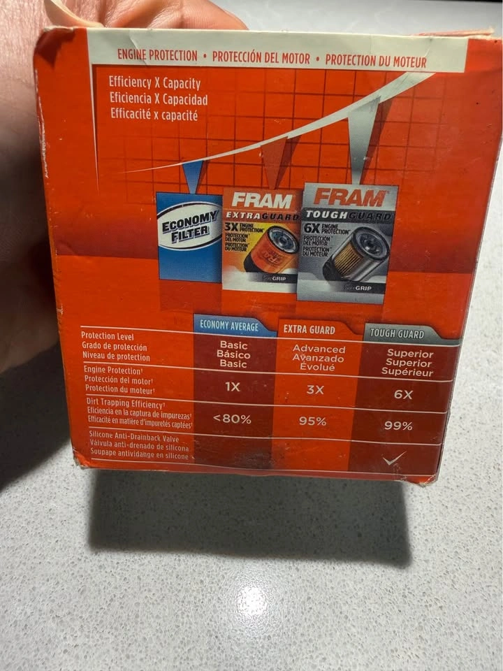FRAM Extra Guard PH3593A Oil Filter - New/Sealed - photo 2