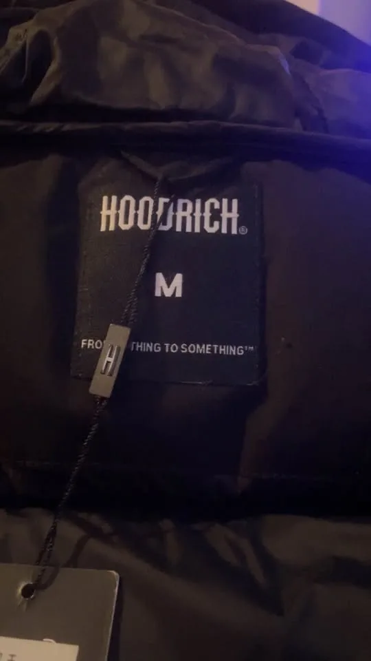 Hoodrich black jacket with white lightning design MEN - photo 5