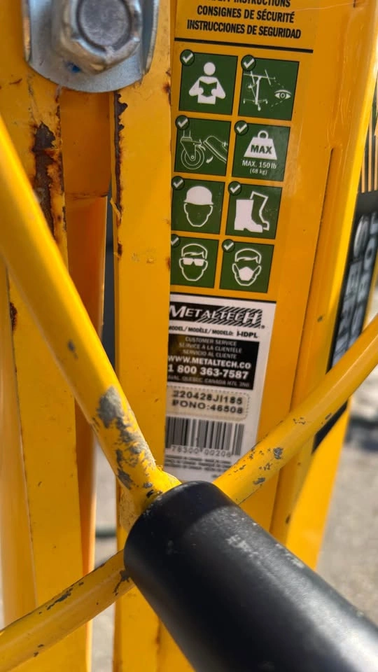 Metaltech Jobsite Series Drywall Hoist - photo 4
