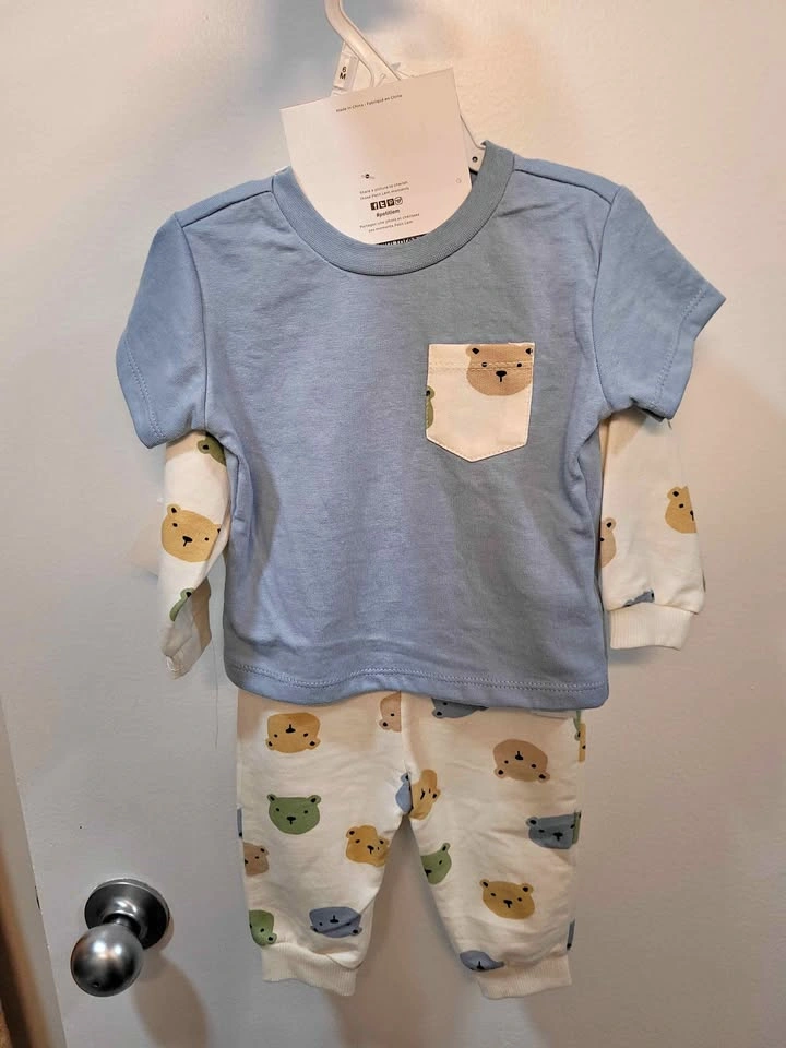 3-Piece Baby Clothing Set Size 6M