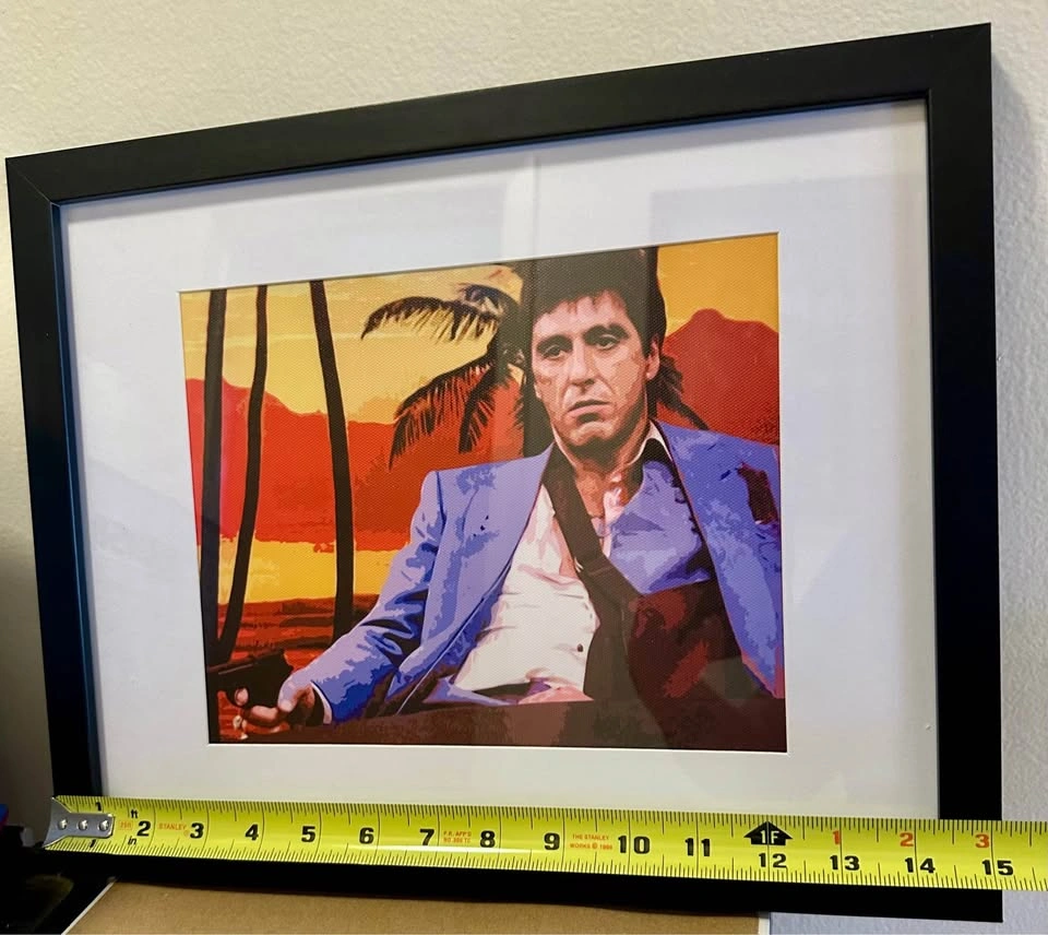 Scarface Tony Montana Framed Pop Art Print - photo 2
