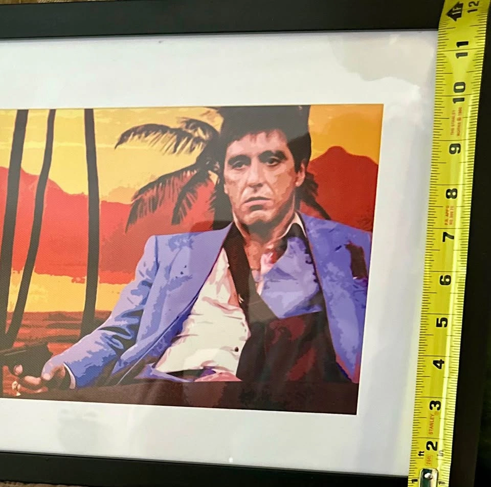 Scarface Tony Montana Framed Pop Art Print - photo 3