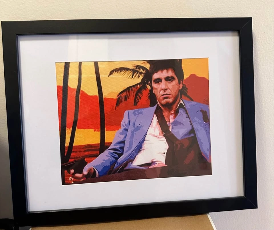 Scarface Tony Montana Framed Pop Art Print - photo 5