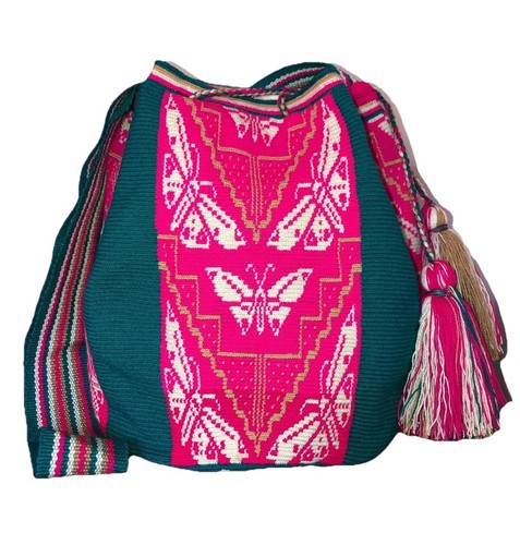 Authentic Wayuu Mochila Colombian Bag XL Single Thread