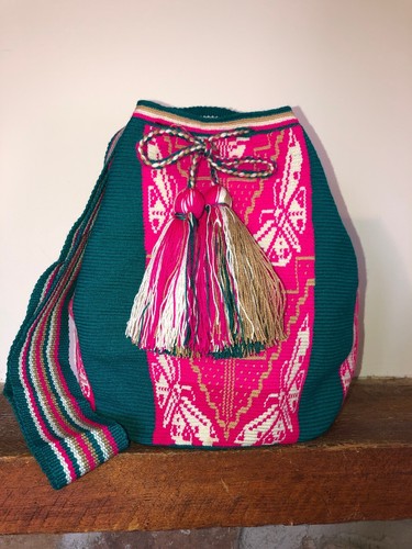 Authentic Wayuu Mochila Colombian Bag XL Single Thread - photo 2