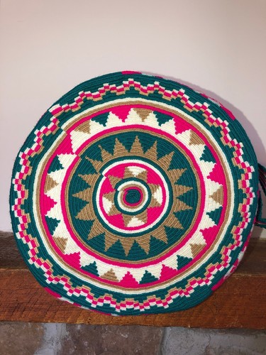 Authentic Wayuu Mochila Colombian Bag XL Single Thread - photo 5