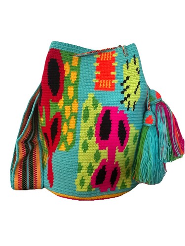 Wayuu Mochila Bag Large Special Marimonda Carnaval Colombia