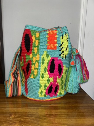 Wayuu Mochila Bag Large Special Marimonda Carnaval Colombia - photo 2