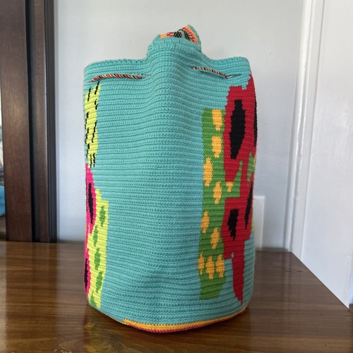 Wayuu Mochila Bag Large Special Marimonda Carnaval Colombia - photo 3