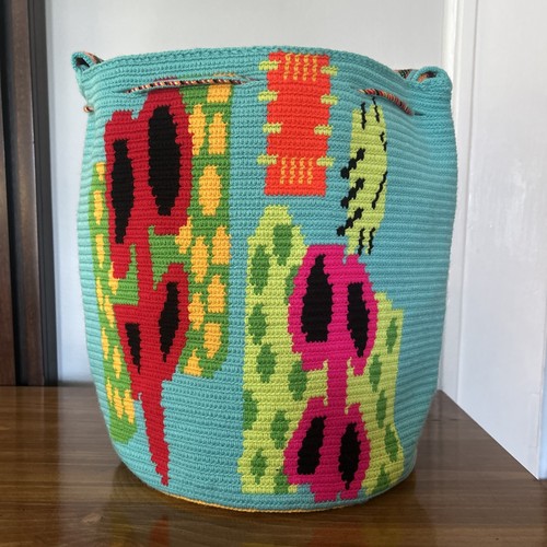Wayuu Mochila Bag Large Special Marimonda Carnaval Colombia - photo 4