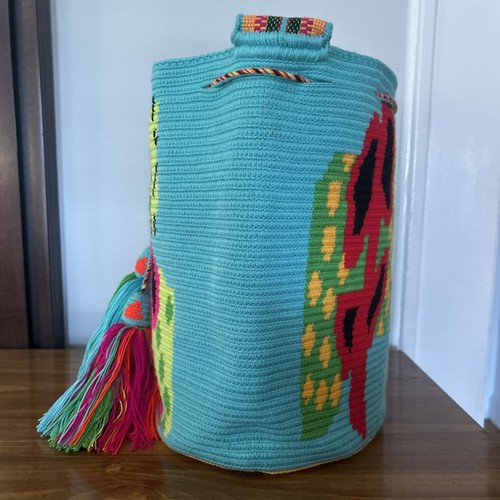 Wayuu Mochila Bag Large Special Marimonda Carnaval Colombia - photo 5