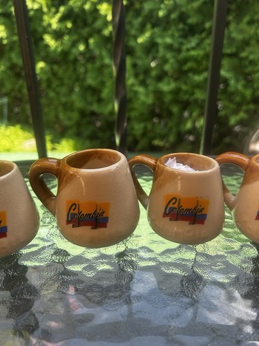Colombia 6 pc Espresso Tiny Cup Set with Colombian Flag - photo 4