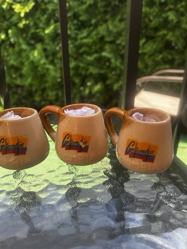 Colombia 6 pc Espresso Tiny Cup Set with Colombian Flag - photo 5