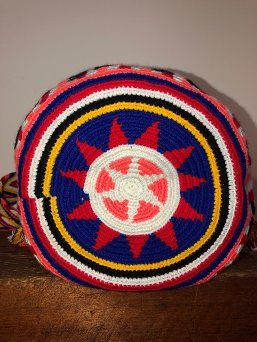 Authentic Wayuu Mochila Colombian Minions Crossbody Bag - photo 4