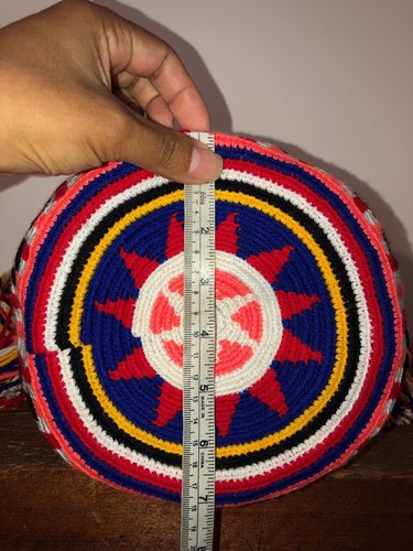 Authentic Wayuu Mochila Colombian Minions Crossbody Bag - photo 5