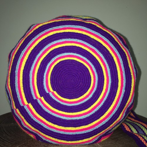 Authentic Wayuu Mochila Colombian Bag Large Single Thread - photo 5