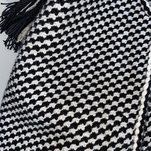 Authentic Wayuu Mochila Colombian Bag Large Neutral Pom Pom - photo 3