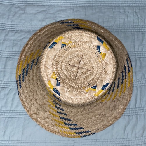Colombian Wayuu Handwoven Straw Panama Sun Hat - photo 2