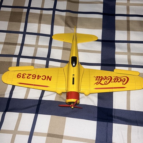 Vintage COCA COLA Coke Airplane Bank CAST COLLECTIBLE