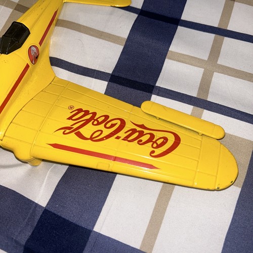Vintage COCA COLA Coke Airplane Bank CAST COLLECTIBLE - photo 2