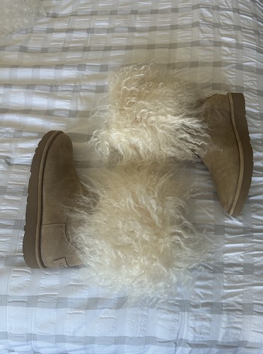 NEW UGG Lida Classic Mongolian Sheepskin Cuff Winter Boots - photo 5