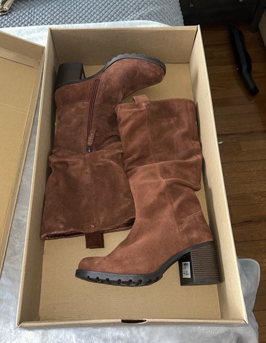 Clarks Clarkwell Rise Tall Boot brown 9.5 womens NEW - photo 2