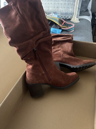 Clarks Clarkwell Rise Tall Boot brown 9.5 womens NEW - photo 4