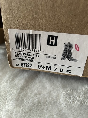 Clarks Clarkwell Rise Tall Boot brown 9.5 womens NEW - photo 5