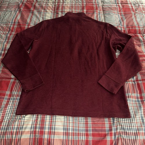 Mens Vineyard Vines Saltwater 1/4 Zip Sweatshirt Burgundy Medium - photo 5